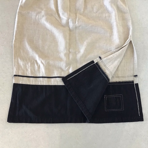 Alma Linen Ankle-length Slitted Skirt, Small - Picture 4 of 8